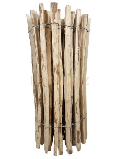 Staketenzaun, naturbelassen, 70cm Höhe, 500cm Länge, Haselnuss